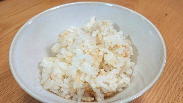 クエーカーのオートミール　オールドファッション　炊飯　お米に添加 炊き上がり